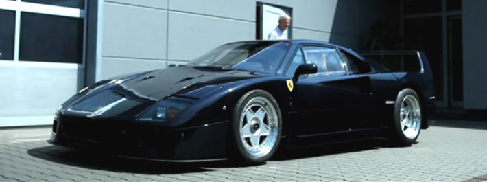 Ferrari F40 Blu Pozzi