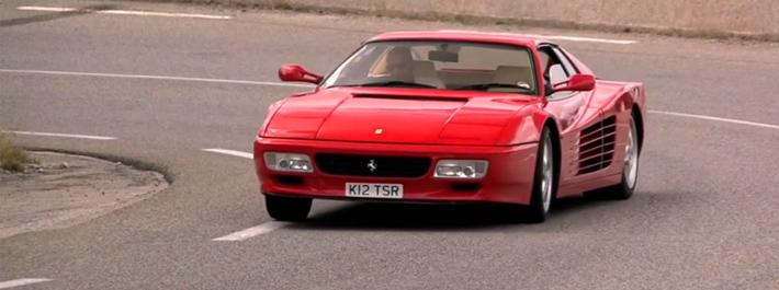 Ferrari 512 TR et la Route Napoleon