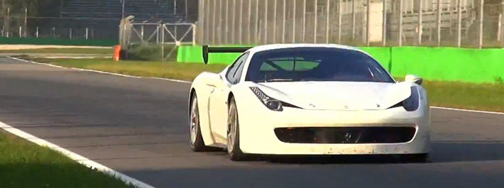 Ferrari 458 Challenge Evolution na trati