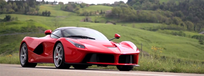 Chris Harris a LaFerrari