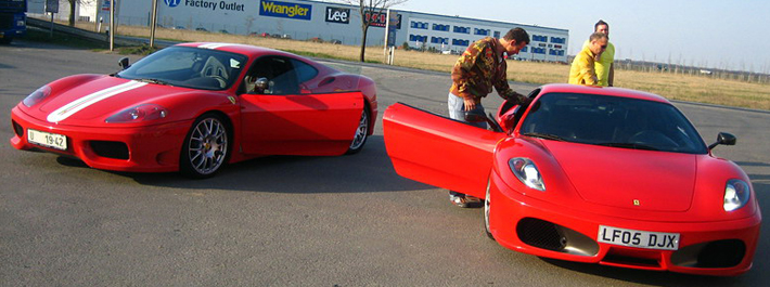 Ferrari 360CS, F430 and bikes