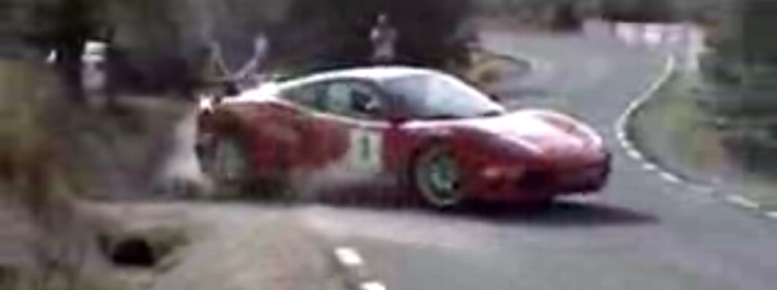 Ferrari v rallye - ANO - VIDEO